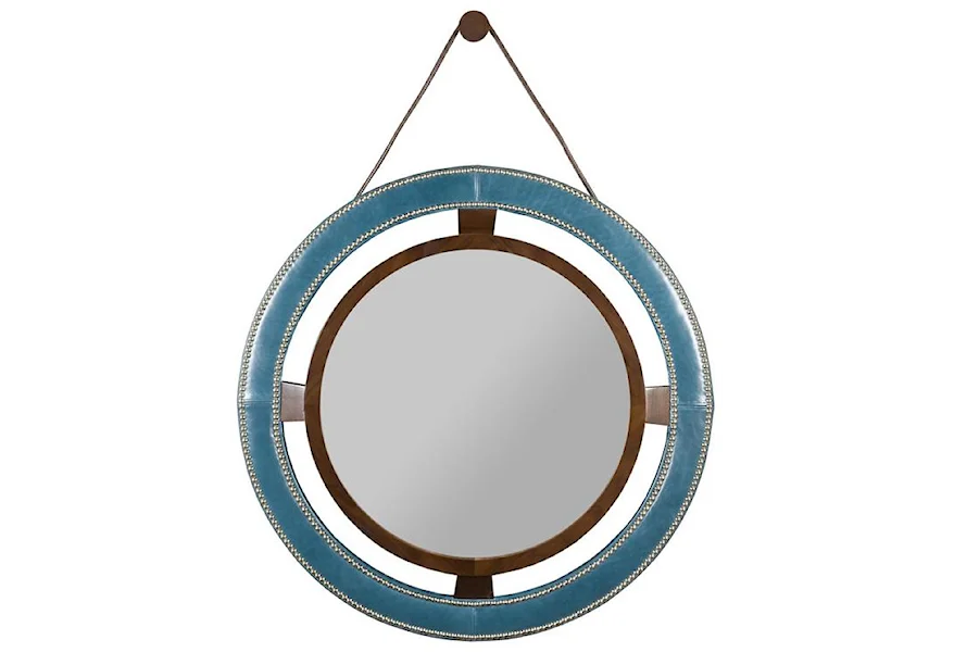 Thom Filicia Home Collection Round Mirror by Vanguard Furniture at Esprit Decor Home Furnishings